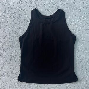 Athleta Black Transcend Racerback Tank Top